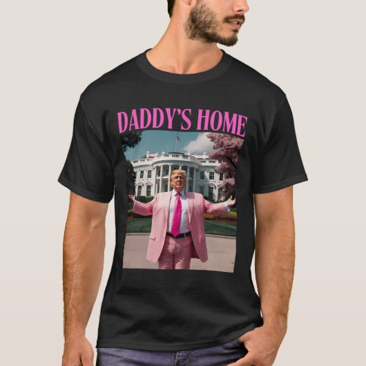 トランプおもしろいシャツホームメンズ Tシャツ (正面)