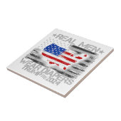 トランプおもしろいシャツメ実在ン衣服おむつトランプ2024 タイル (側面)