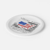 トランプおもしろいシャツメ実在ン衣服おむつトランプ2024 ペーパープレート (アングル)