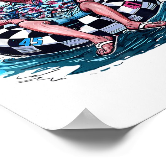 トランプおもしろいシャツ湾アメリカ湾Est 2025 ポスター (角)