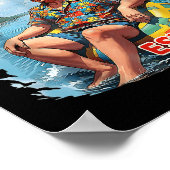 トランプおもしろいシャツ湾アメリカ湾Est 2025 ポスター (角)