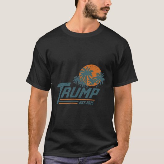 トランプおもしろいシャツ湾アメリカ湾Est 2025 ( 2 Tシャツ (正面)