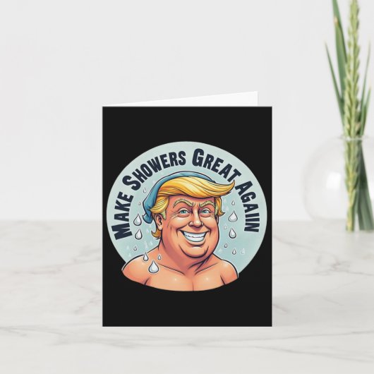 トランプおもしろいシャワーグリアー カード (正面)