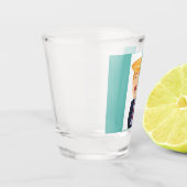 トランプおもしろいショットガラス ショットグラス (左)