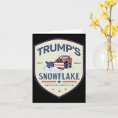 トランプおもしろいスノーフレーク除去サービス選挙202 カード (黄色い花)