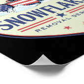 トランプおもしろいスノーフレーク除去サービス選挙202 ポスター (角)