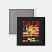 トランプおもしろいタコジョークアンチトランプ抗議Tee 2 マグネット (正面/裏面)