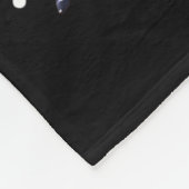 トランプおもしろいダンスサンタクロースのメリークリスマス フリースブランケット (角)