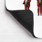 トランプおもしろいダンスサンタクロースクリスマスパジャム マウスパッド (コーナー)