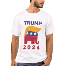 トランプおもしろいト毛選挙Tシャツ