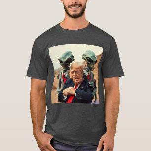 トランプおもしろいト – エイリアン奪取 Tシャツ