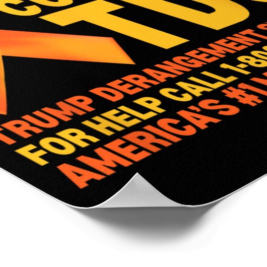 トランプおもしろいド脱線症候群Tds認識度代表 ポスター (角)