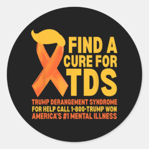 トランプおもしろいド脱線症候群Tds認識度代表 ラウンドシール