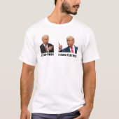 トランプおもしろいバイデン氏私はこれを行った私はこのアンチBを修正できる Tシャツ (正面)