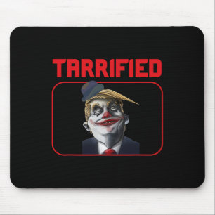 トランプおもしろいピエロ政治的なプンターリファイド マウスパッド