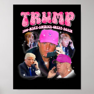 トランプおもしろいピ恋しく思ンク私はまだトランプ2024アメリを取る ポスター