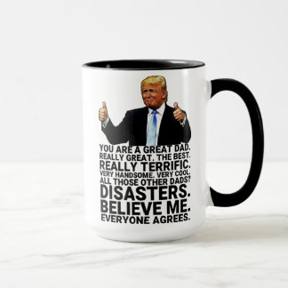 トランプおもしろいファーザー誕生日 マグカップ
