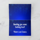 トランプおもしろいプッカー「クリスマスキス」 シーズンカード (内部)