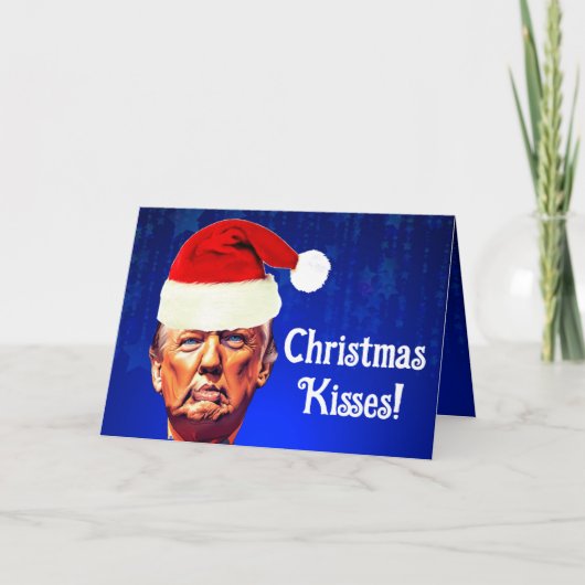 トランプおもしろいプッカー「クリスマスキス」 シーズンカード (正面)