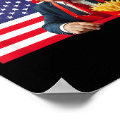 トランプおもしろいポテトを再び素晴らしトランプMega 2024 ポスター (角)