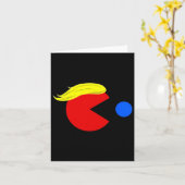 トランプおもしろいマン2024 Pac Tee - Trump Man Ne Pac Bl カード (黄色い花)