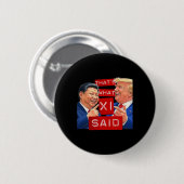 トランプおもしろいミームおもしろい 缶バッジ (正面&裏面)