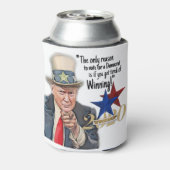 トランプおもしろいミーム 缶クーラー (缶裏面)