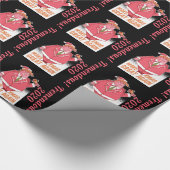 トランプおもしろいメイククリスマス素晴らし再び2020カスタム年 ラッピングペーパー (角)