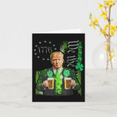 トランプおもしろいメイクSt patricks day再素晴らしび カード (黄色い花)