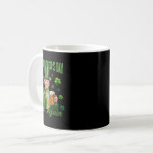 トランプおもしろいメイクSt patricks day再素晴らしび コーヒーマグカップ (正面左)