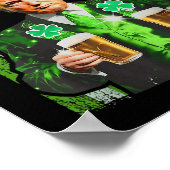 トランプおもしろいメイクSt patricks day再素晴らしび ポスター (角)