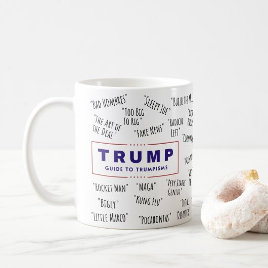 トランプおもしろいリズムへのトランプガイド コーヒーマグカップ (ドーナツ)