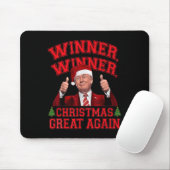 トランプおもしろいー勝者クリスマス再素晴らし度Xm マウスパッド (マウス)