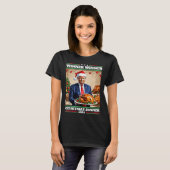 トランプおもしろい勝者の勝者クリスマスディナータンクへ Tシャツ (正面フル)