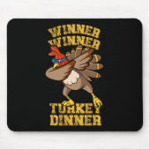トランプおもしろい勝者の勝者トルコのディナーダビングTu マウスパッド (正面)