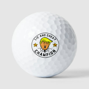 トランプおもしろい嘘とチートチャンピオン ゴルフボール