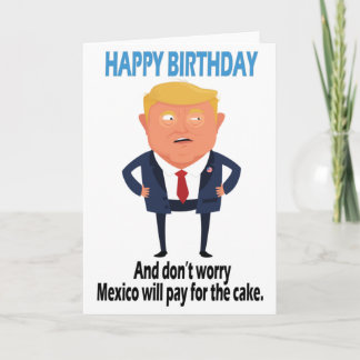トランプおもしろい誕生日 カード