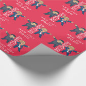 トランプおもしろい金正恩クリスマス平和の喜び2020 ラッピングペーパー (角)