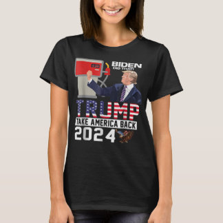 トランプおもしろい2024フラグアンチジョーバイデン氏meanツイートG Tシャツ