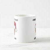 トランプおもしろい2024再びクリスマスを素晴らし作る コーヒーマグカップ (中央)