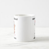 トランプおもしろい2024再びクリスマスを素晴らし作る コーヒーマグカップ (中央)