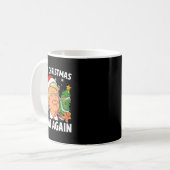 トランプおもしろい2024再びクリスマスを素晴らし作る コーヒーマグカップ (正面左)