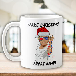 トランプおもしろい2024再びクリスマスを素晴らし作る コーヒーマグカップ