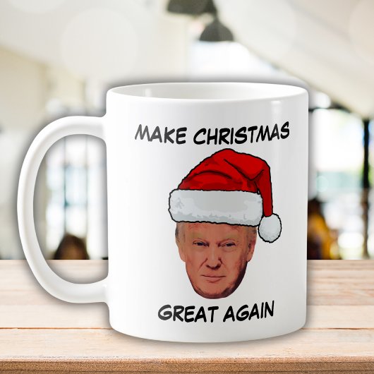 トランプおもしろい2024再びクリスマスを素晴らし作る コーヒーマグカップ