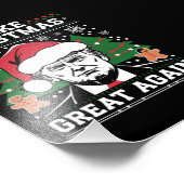 トランプおもしろい2024再びクリスマスを素晴らし作る フォトプリント            (角)