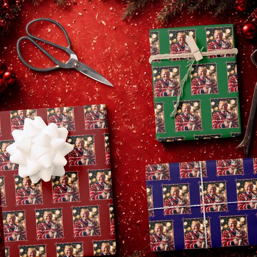 トランプおもしろい | ドナルド・トランプ、ネコを再び安全にする ラッピングペーパーシート