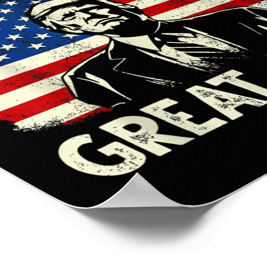 トランプおもしろい・ファーザーズ・デー・メイク・ファーザガ素晴らしー ポスター (角)