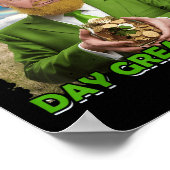トランプおもしろいSt patricks dayメイクSt paddys dayグレ ポスター (角)
