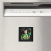 トランプおもしろいSt patricks day我々米国国旗 マグネット (インサイチュ (食洗機))