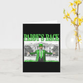 トランプおもしろいSt patricks daySt pattys day踊り カード (黄色い花)